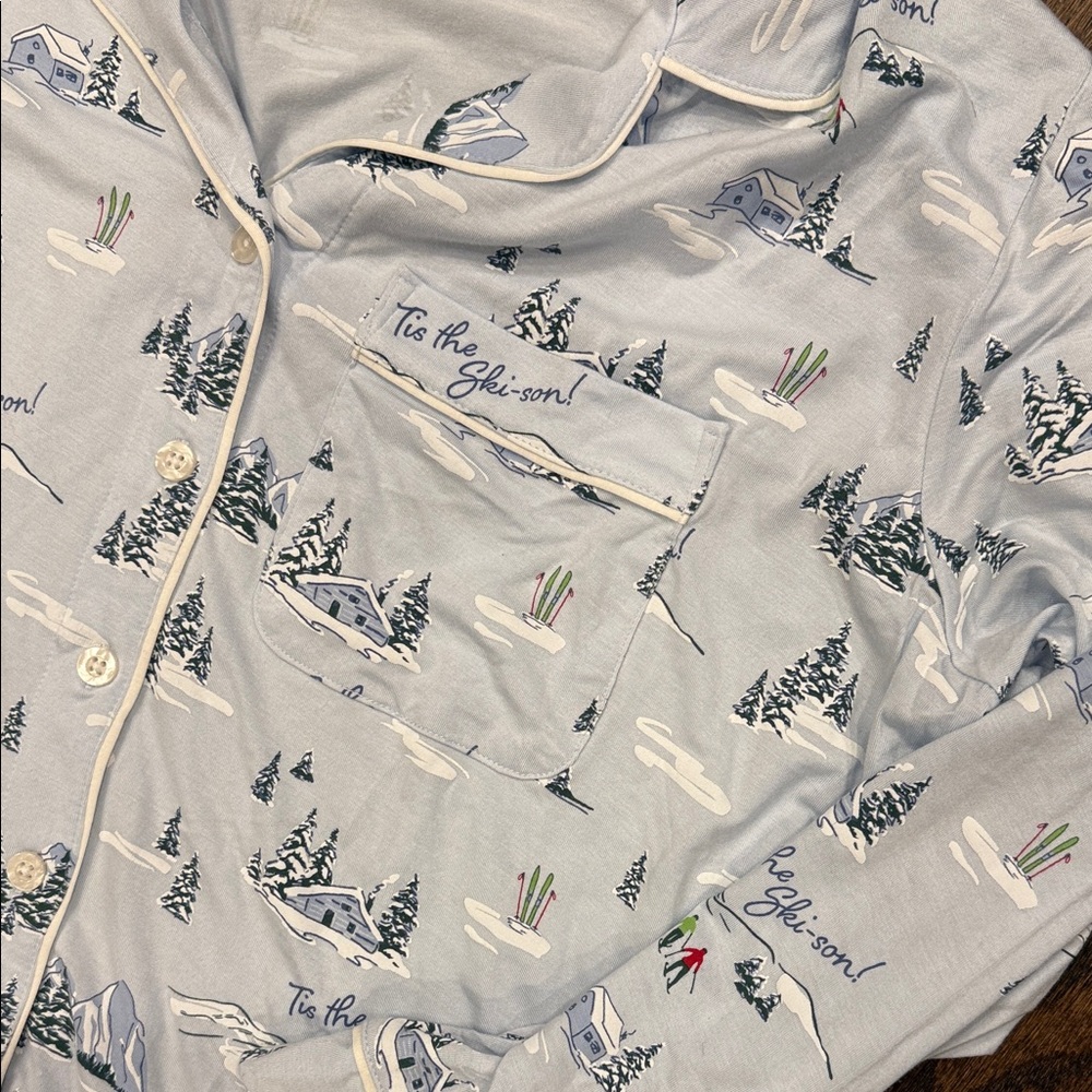 AUDEN Cozy Winter Wonderland woman’s plus Pajamas xxl - Picture 3 of 6